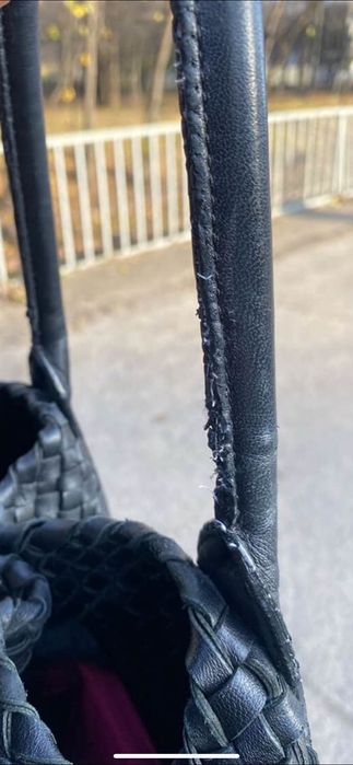 Дуже крута стильна шкіряна сумка шопер