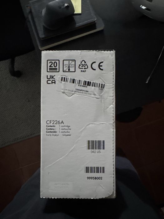 Tinteiro laserjet 26 A preto
