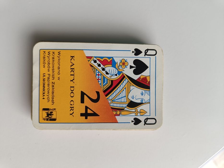 Karty do gry krakowskie zakłady wyrobów papierowych