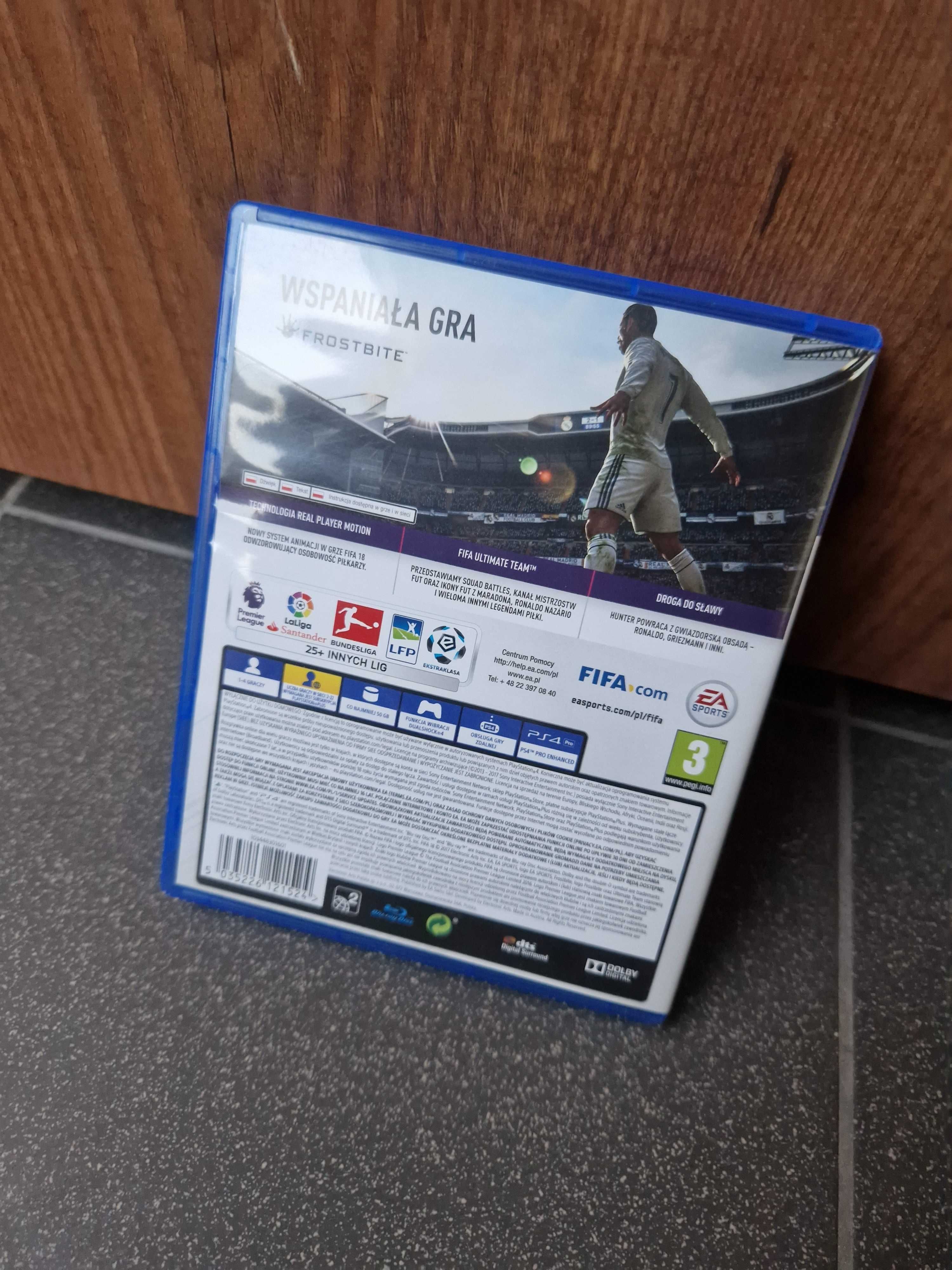 Gra FIFA 18 na konsolę PS4