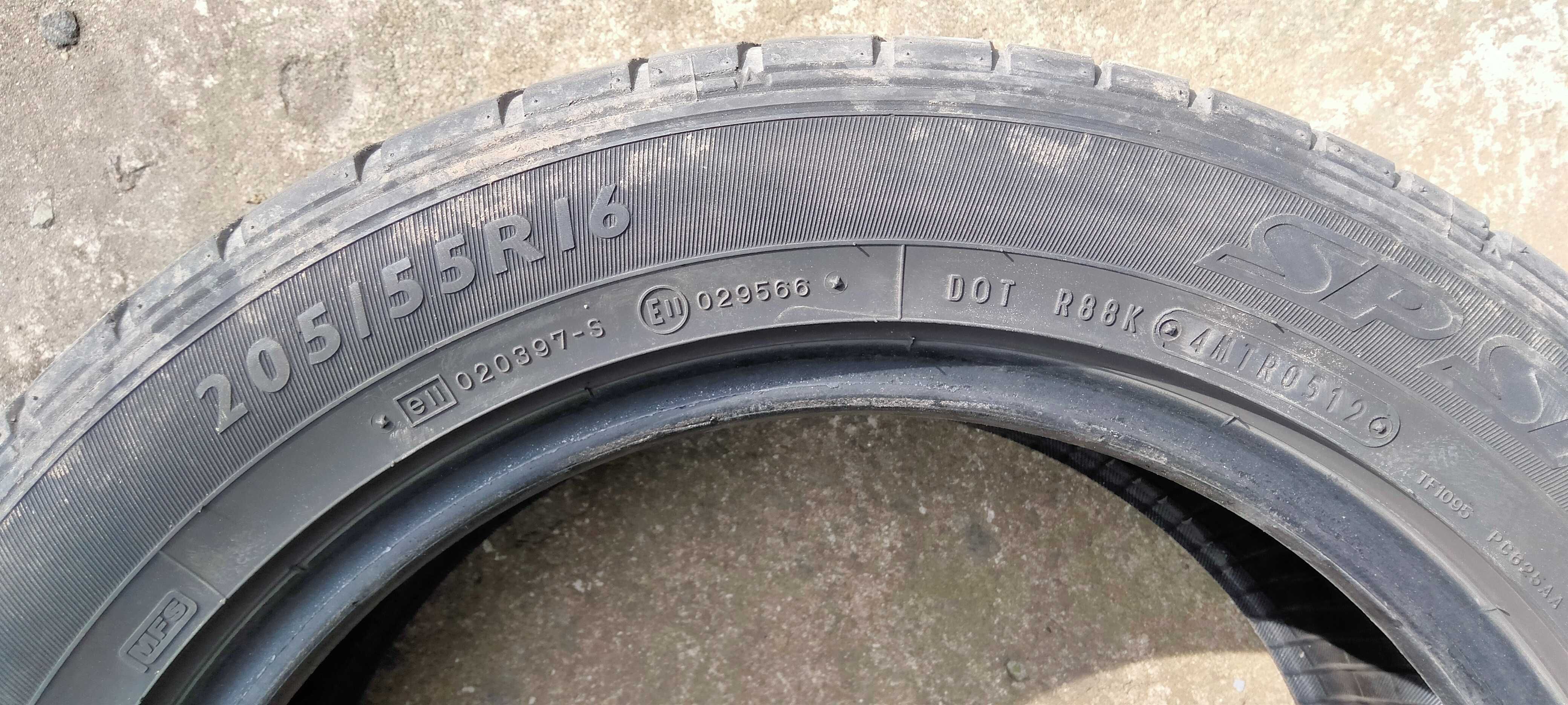 Резина Dunlop 205/55/r16