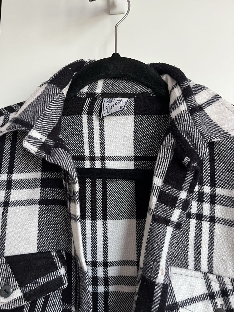 kurtka bluza koszula w kratę flanelowa flanela katana