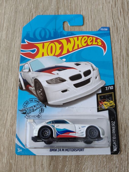 Hot Wheels BMW Z4 M Motorsport Nightburnerz 2019 - długa karta