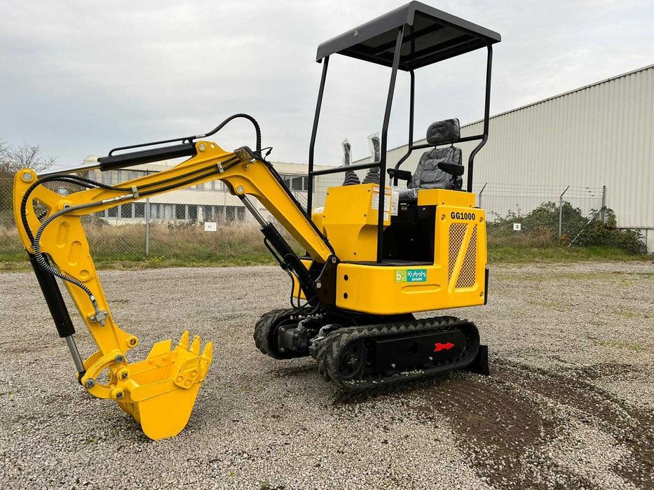 Nowa Minikoparka silnik Kubota  GG1000, Gunter GG1000, Minikoparka