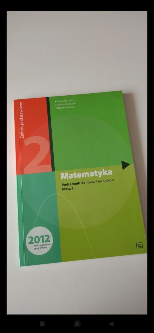 Matematyka, liceum i technikum klasa 2