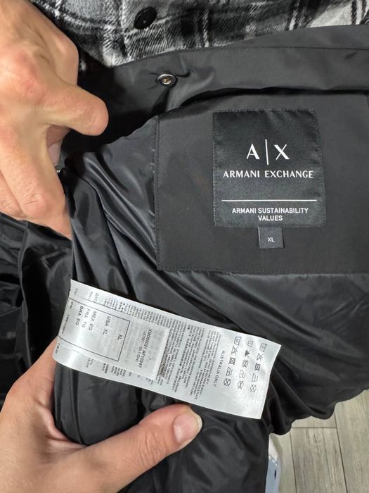 Оригінальна чоловіча зимова куртка Armani Exchange | нова, розмір XL