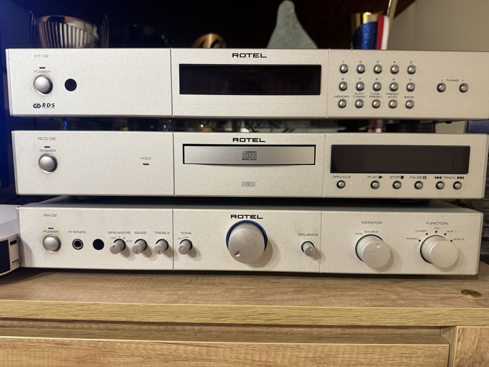 ROTEL RA-02 RCD-02 RT-02