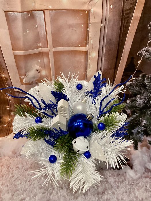 Mala dekoracja swiateczna stroik bozonarodzeniowy