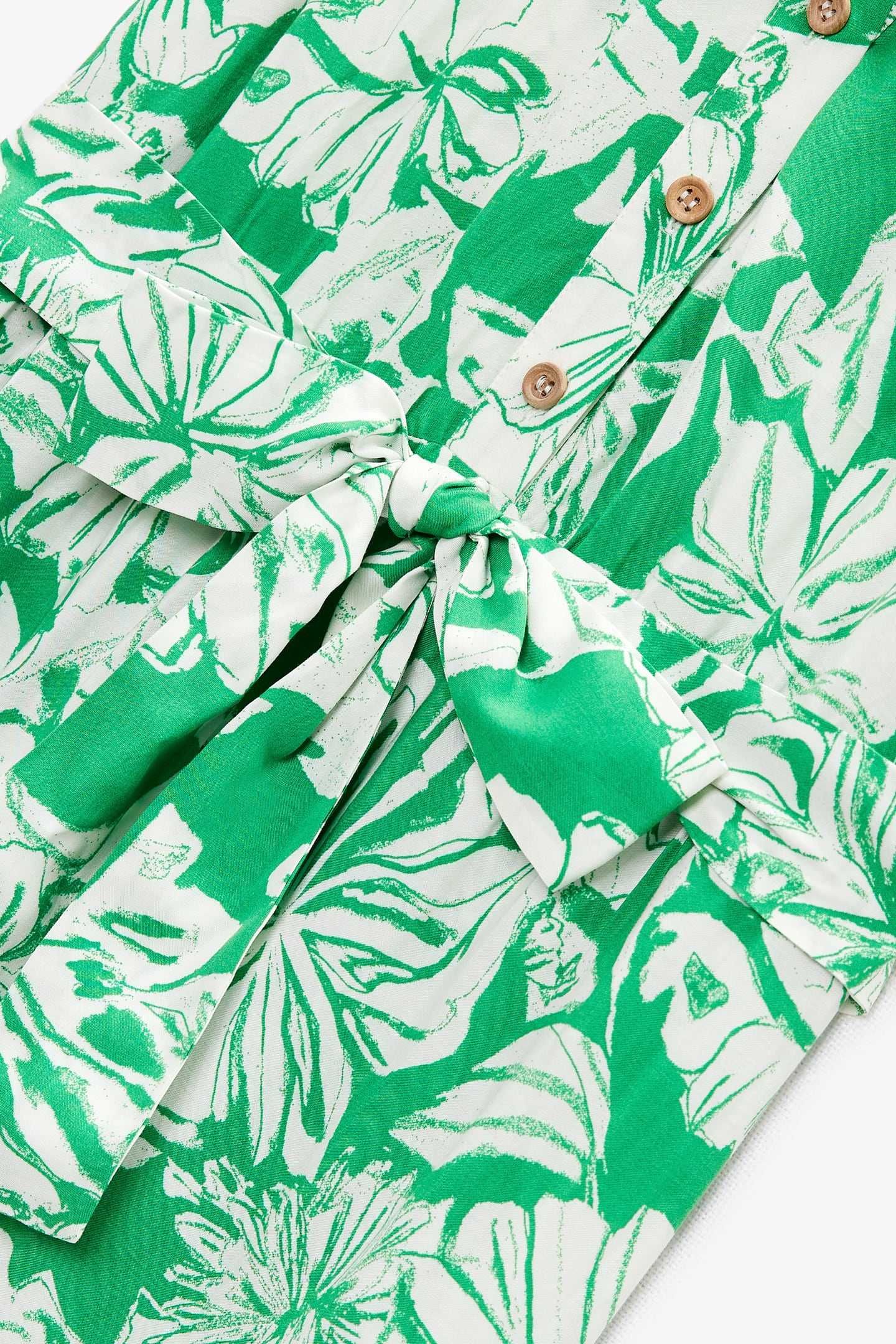 NOWA 40 L ZARA sukienka 100% wiskoza zielona wielokolorowa print