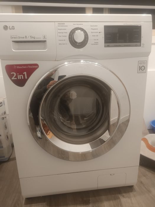 máquina de lavar e secar LG