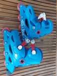 Patins em linha azuis 32-34