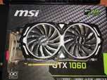 Відеокарта MSI GTX 1060 3Gb Armor OCV1 (GDDR5, 192 bit, PCI-E 3.0 x16)