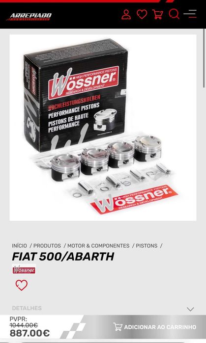 Material de Alta Performance para Fiat T-Jet