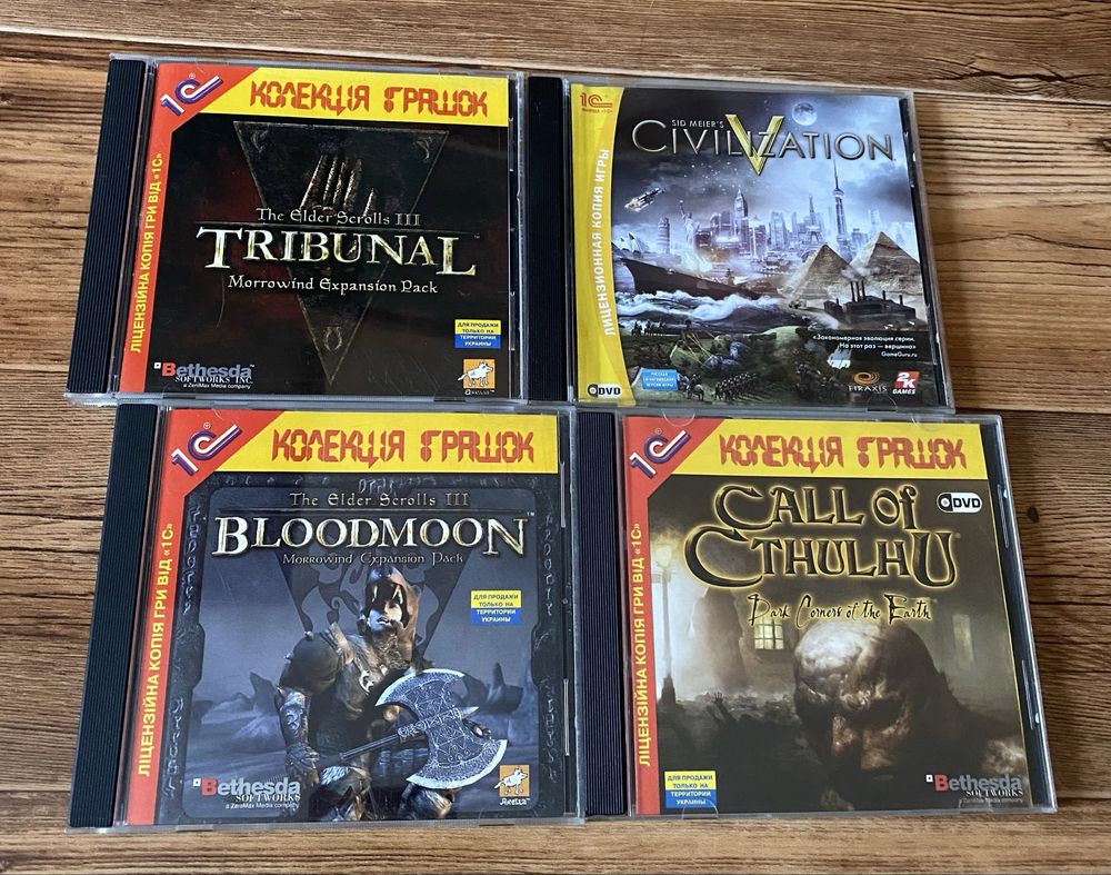 Ігри для PC (ПК): Resident Evil, Wolfentein, Fable, Alone in the Dark