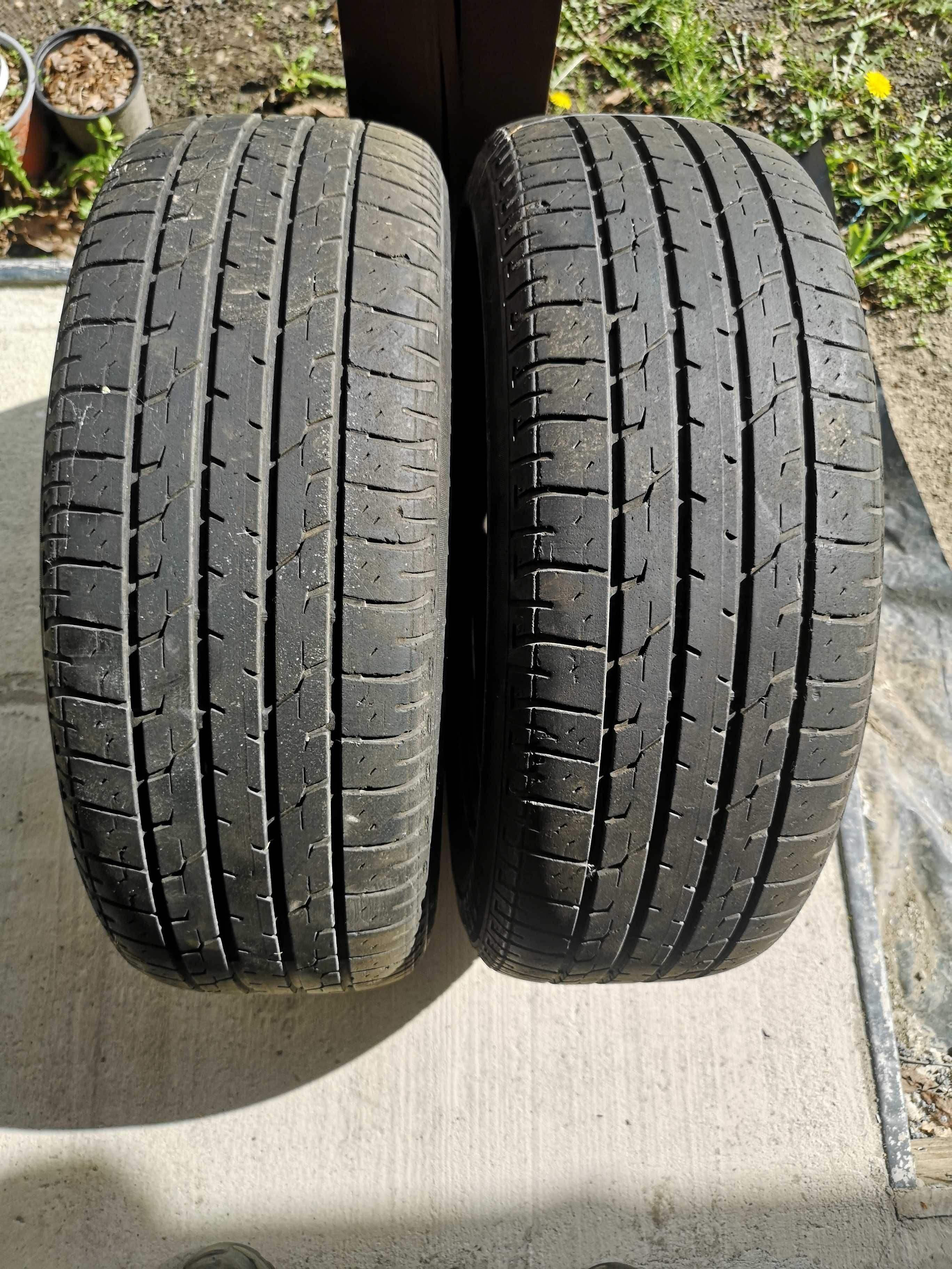 Dwie opony letnie Bridgestone 195 60 R15 z felgami