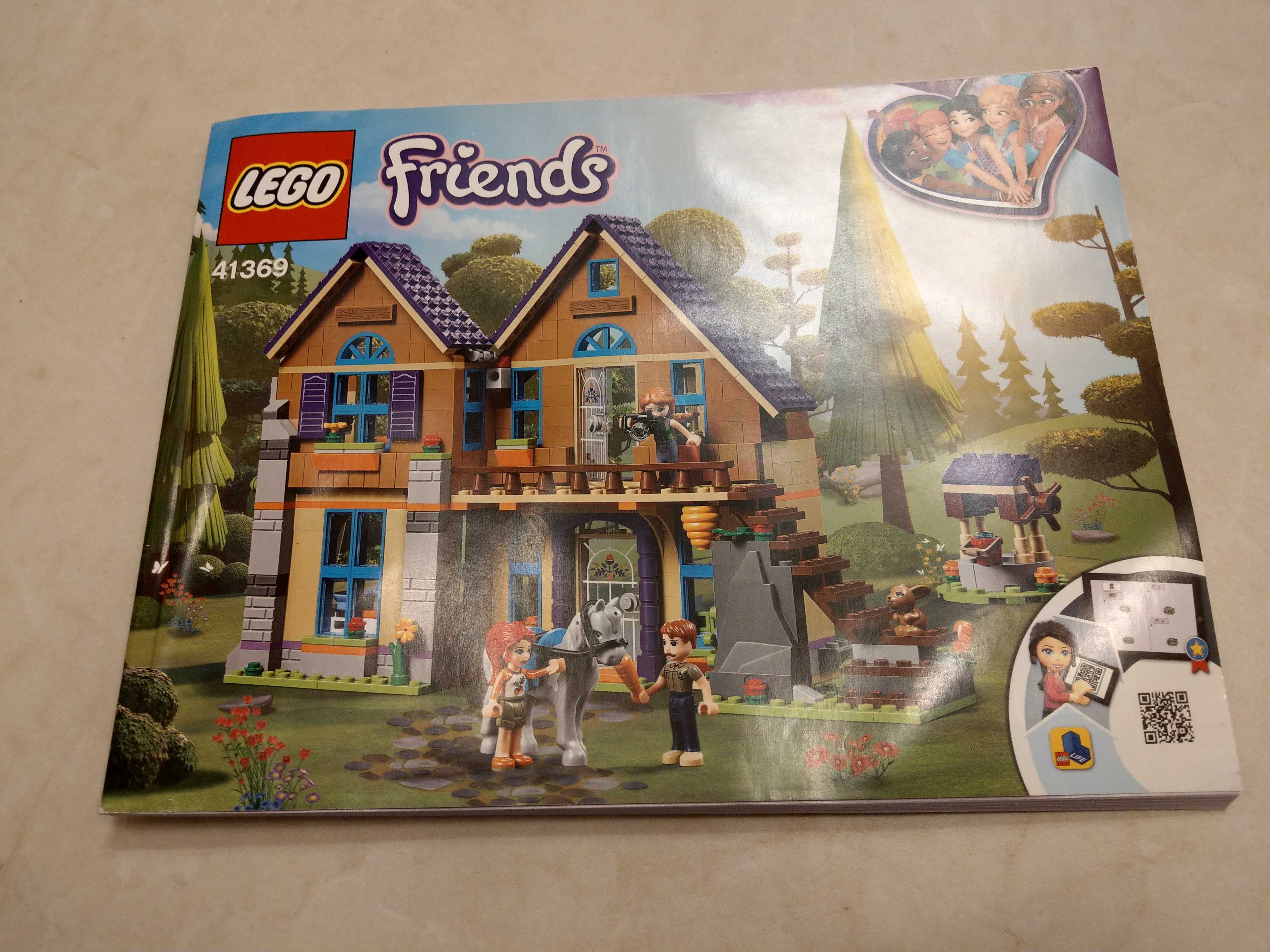 "Lego friends" tylko instrukcje składania klocków - 4 sztuki