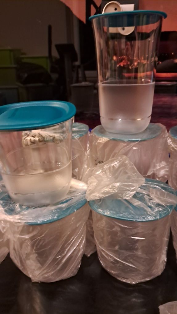 Szklaneczki z poliwęglanu tupperware odsprzedam