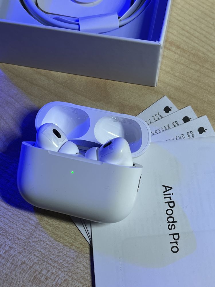 Навушники AirPods Pro 2 | Шумогасіння | Apple | Зарядка | Амбушури