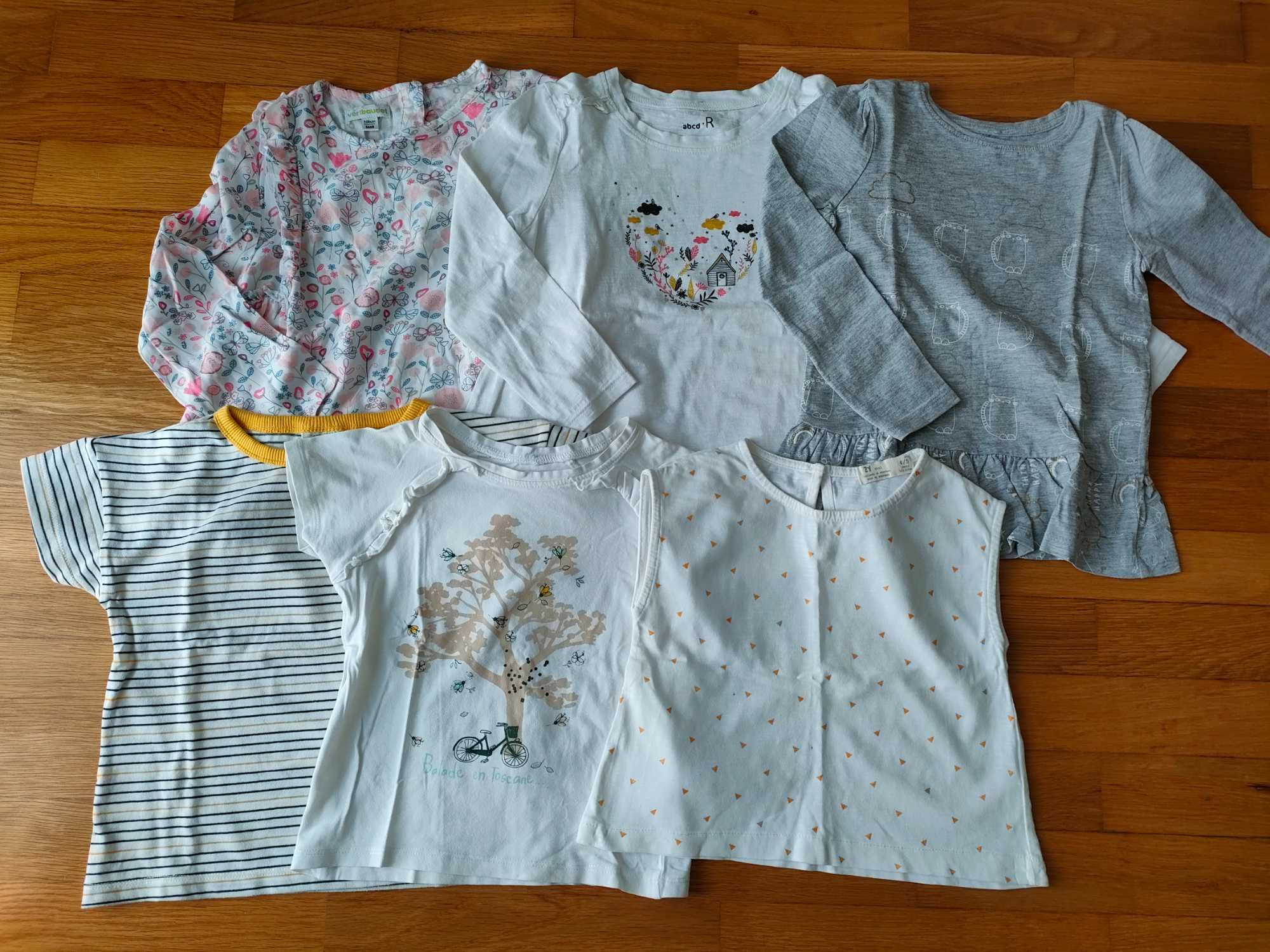 Lote de roupa de criança #44 (menina, 4-5 anos, pri/ver)