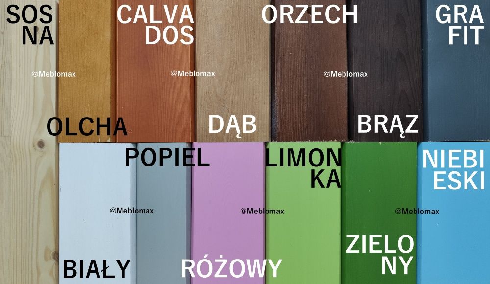 Łóżko piętrowe PANDA trzyosobowe dla dzieci bezpieczne sosnowe sosna