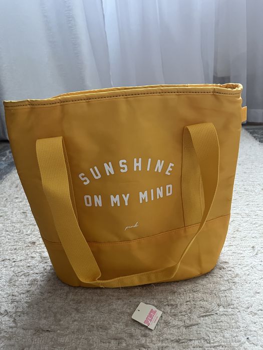 Torba termiczna chłodzaca na lunch plazowa tote bag shopperka