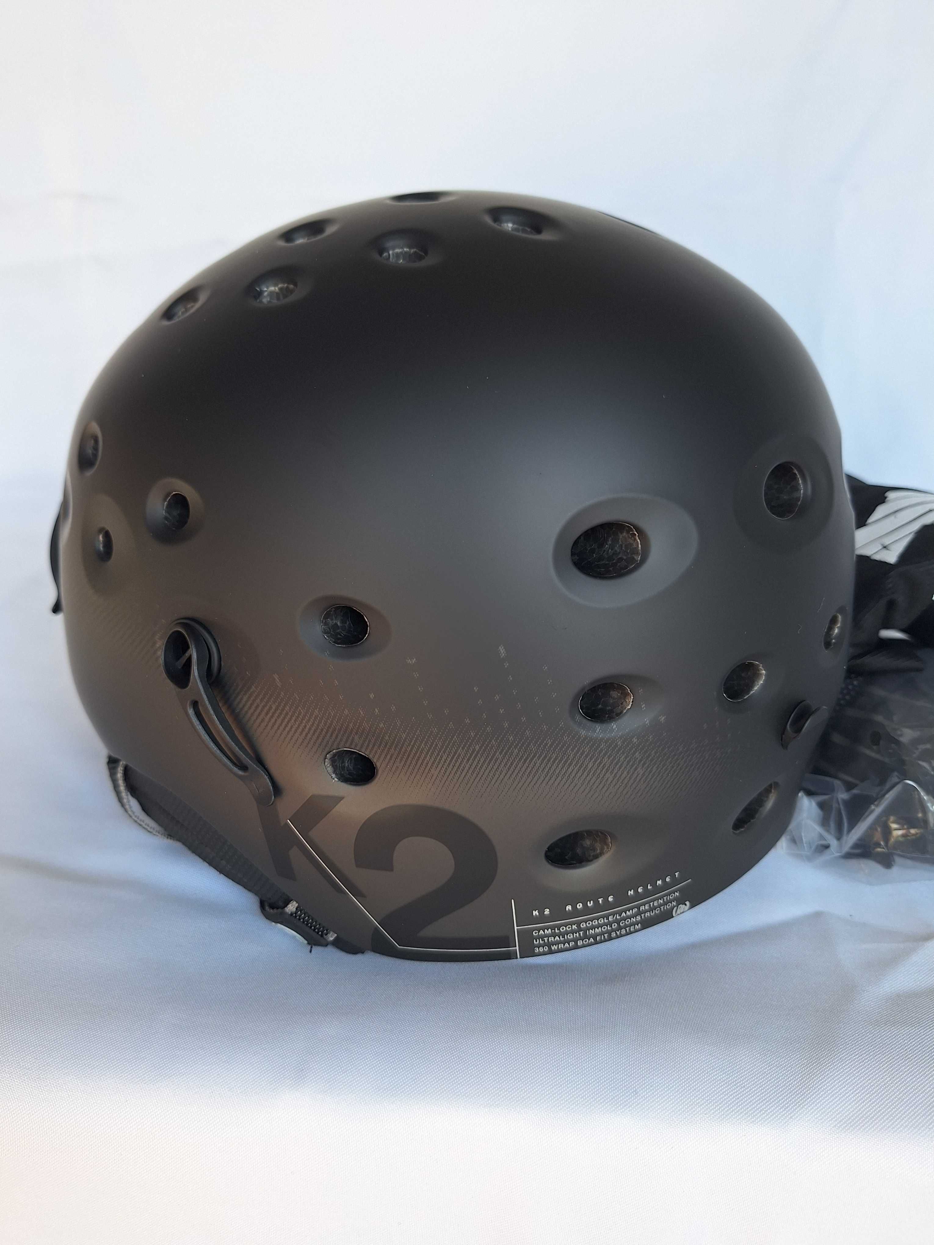 Kask całoroczny uniwersalny narciarski K2 Route Black L 59-62cm