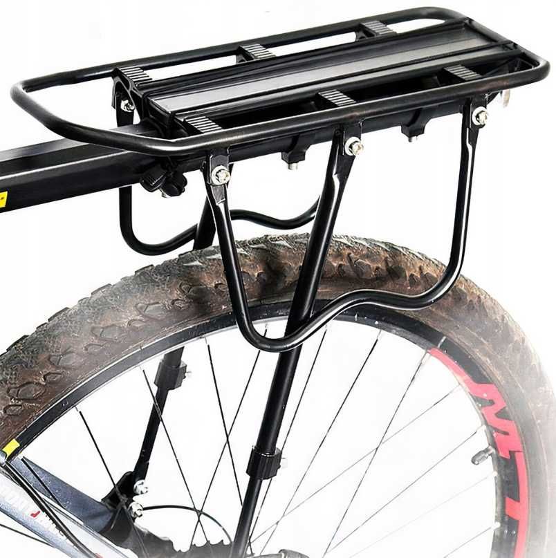 Bagażnik Rowerowy Tylny Do Roweru Na Zakupy Aluminium Uniwersalny 50kg