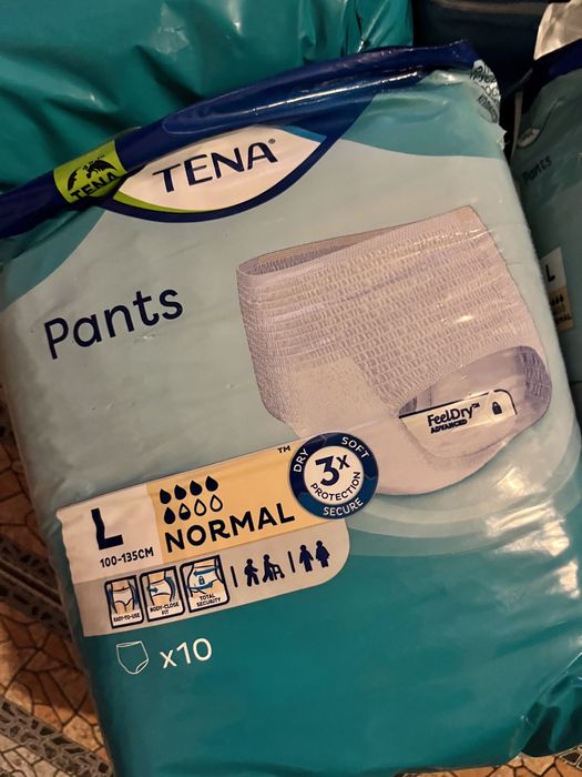 Підгузки-трусики для дорослих Tena Pants Normal розмір L 10 шт