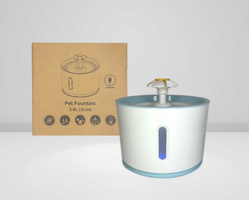 AUTOMATYCZNA Fontanna poidło dla kota psa do picia 2,4 l filtr węglowy