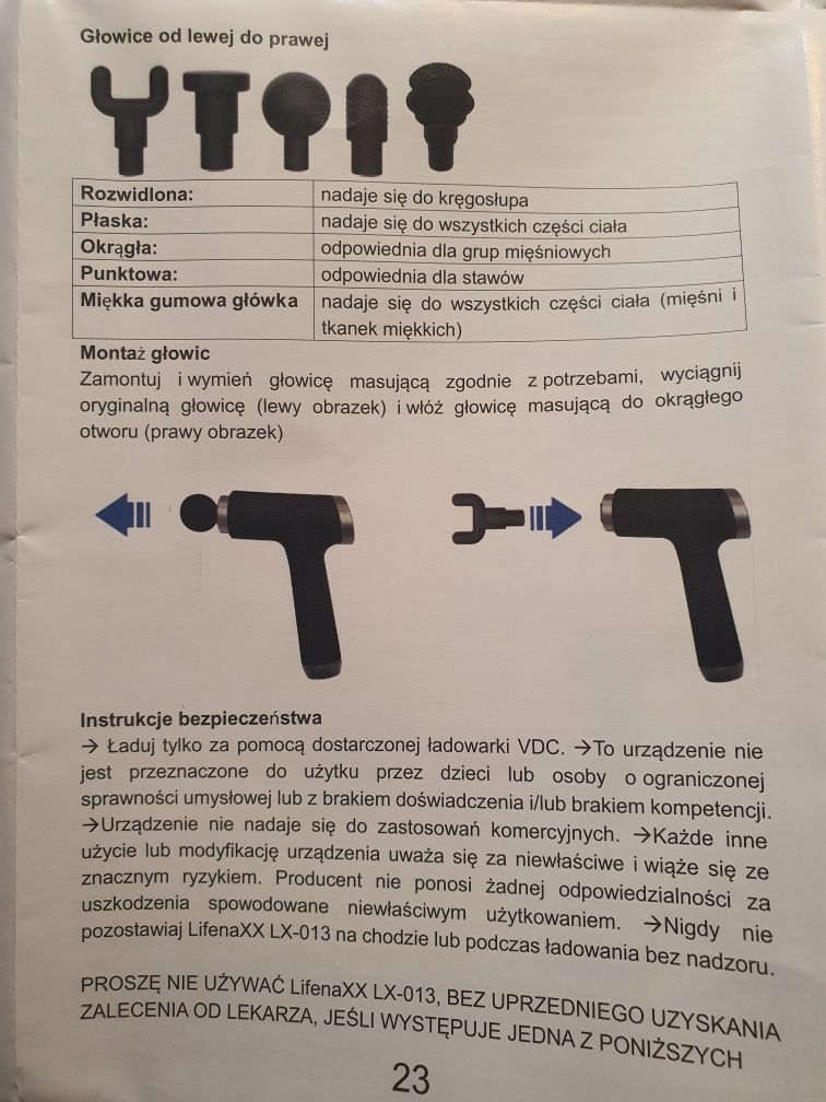 Technaxx Lifenaxx Masażer mięśni kompaktowy LX-013