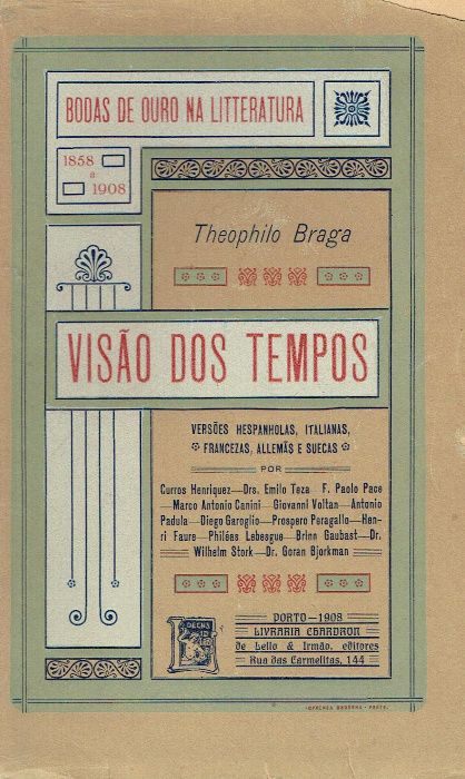 3567 - Livros de Theophilo Braga