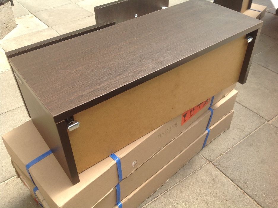 Nowa szafka łazienkowa wisząca mixline legno wenge 60x20x25 2-szuflady