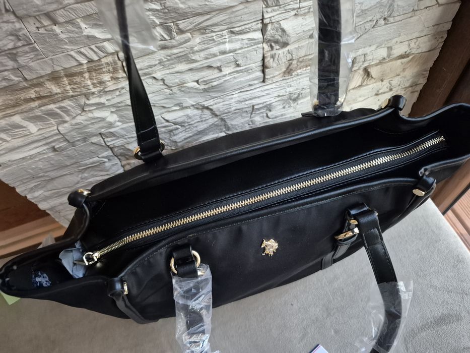 Torebka Damska Shopper Bag US Polo ASSN Czarna