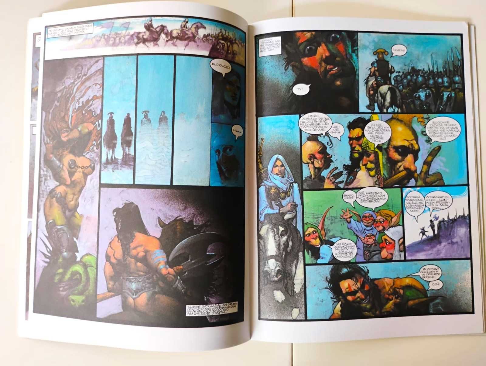 Komiks Slaine Rogaty Bóg (The Horned God) - 1,2,3 zestaw.