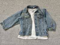 Jasna jeansowa kurteczka kurtka katana • 80 86 92
