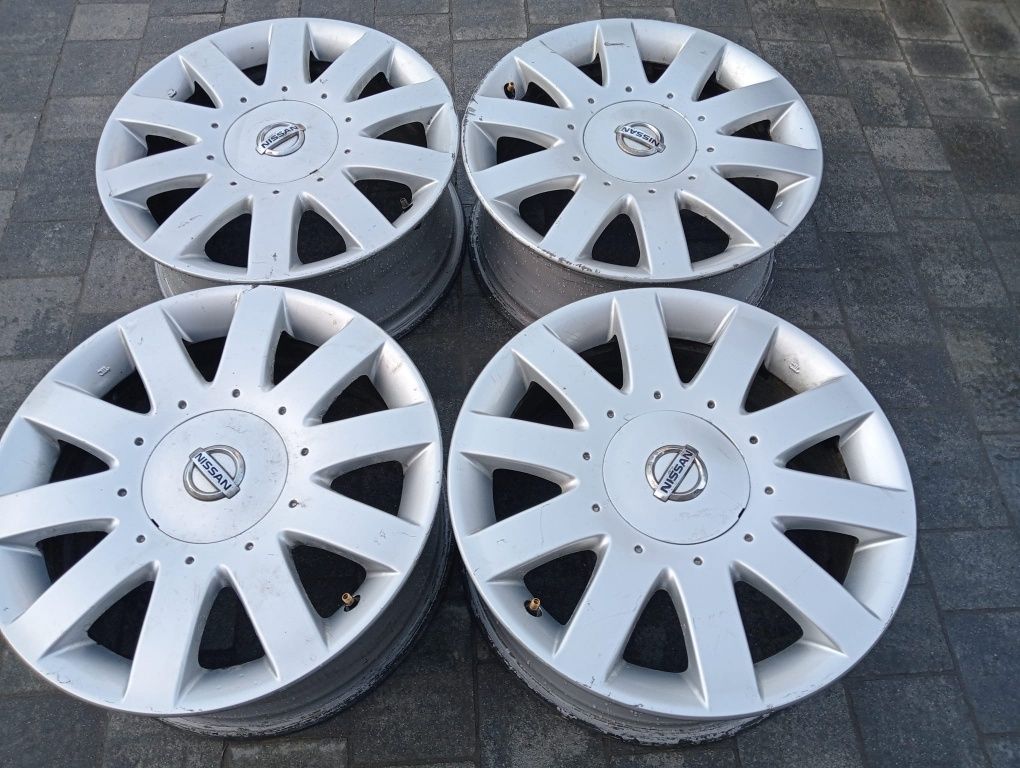 Komplet felg 5x114.3 17 cali 7j et 45 Nissan oryginał