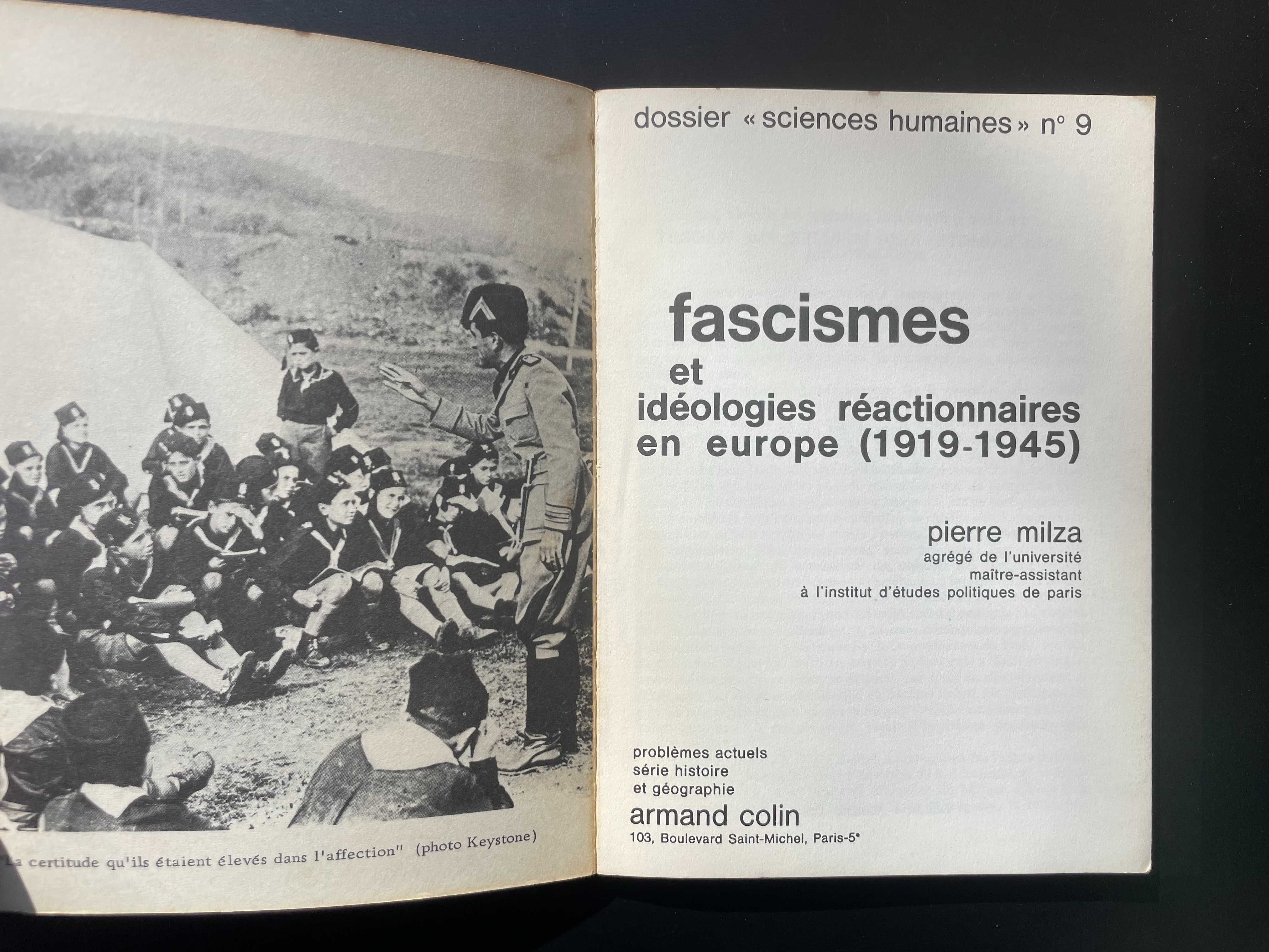 Fascismes et idéologies réactionnaires en europe -  Pierre Milza