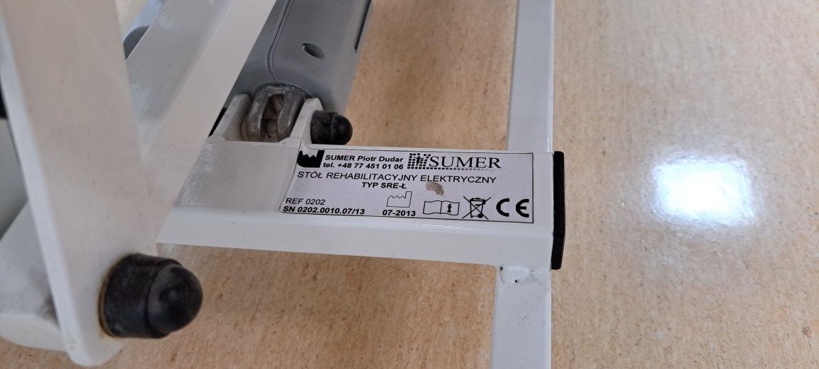 Stół rehabilitacyjny elektryczny Sumer