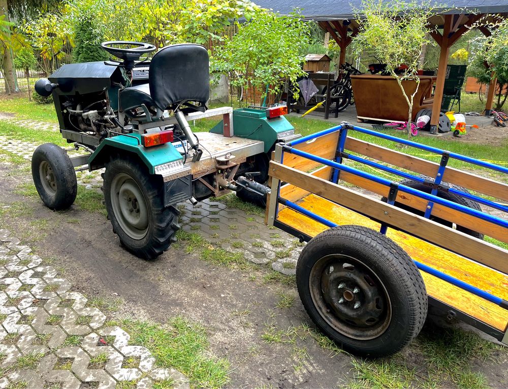 Traktorek ogrodowy z przyczepką mozliwa zamiana
