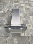 Okap kuchenny szklany stal inox