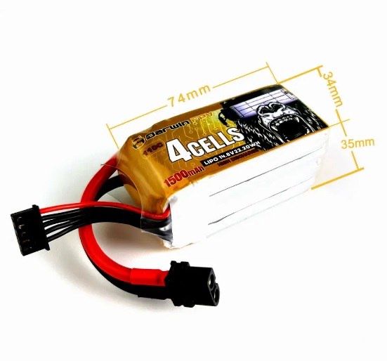 Акумуляторна батарея DarwinFPV Lipo Battery 4S 1500mAh 14.8V 110C