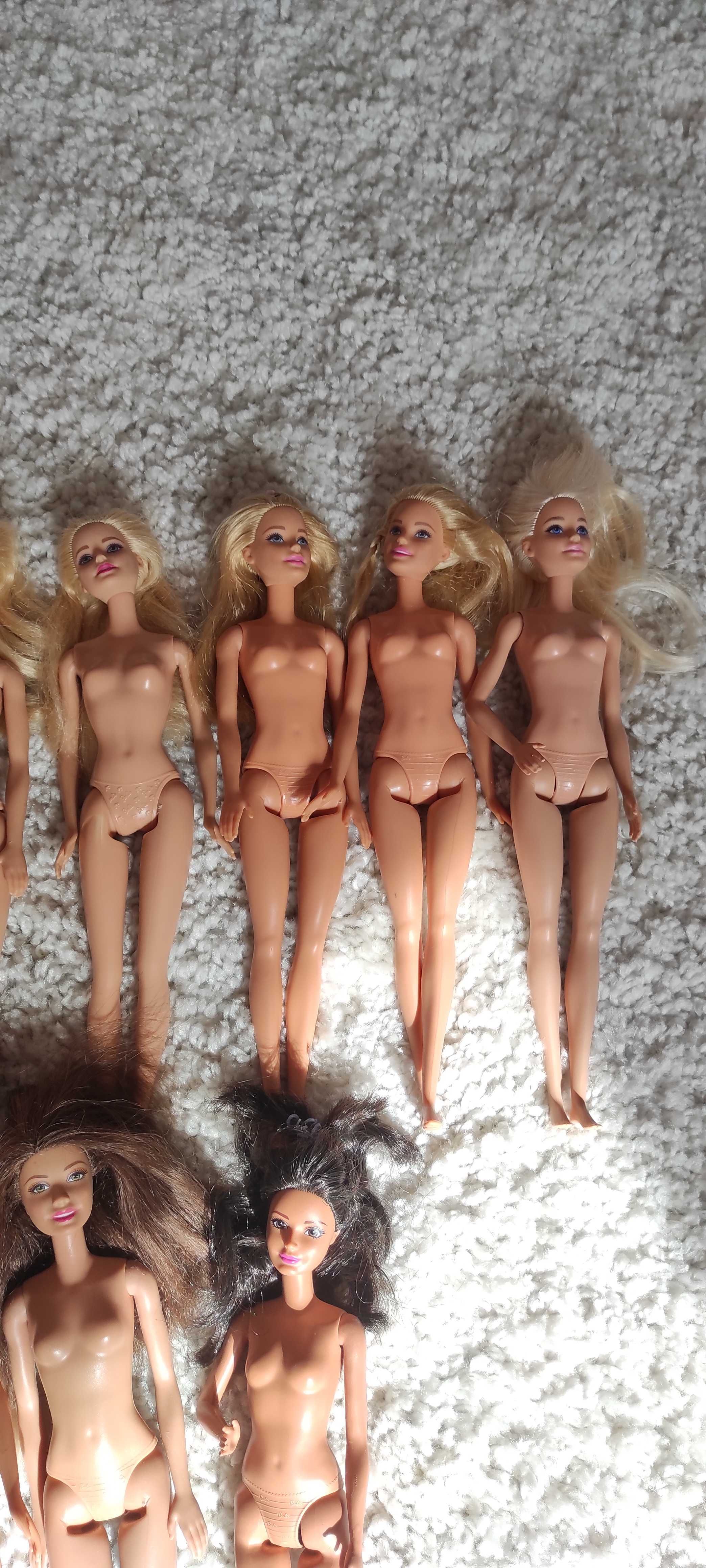 Lalki barbie (9 barbie + 2 mniejsze lalki), stan idealny