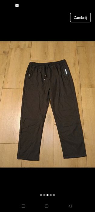 Spodnie męskie ocieplane