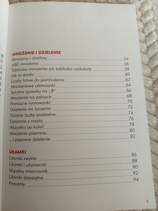 Książka matematyczna "matematyka na wesoło" wydawnictwo Edu Emu