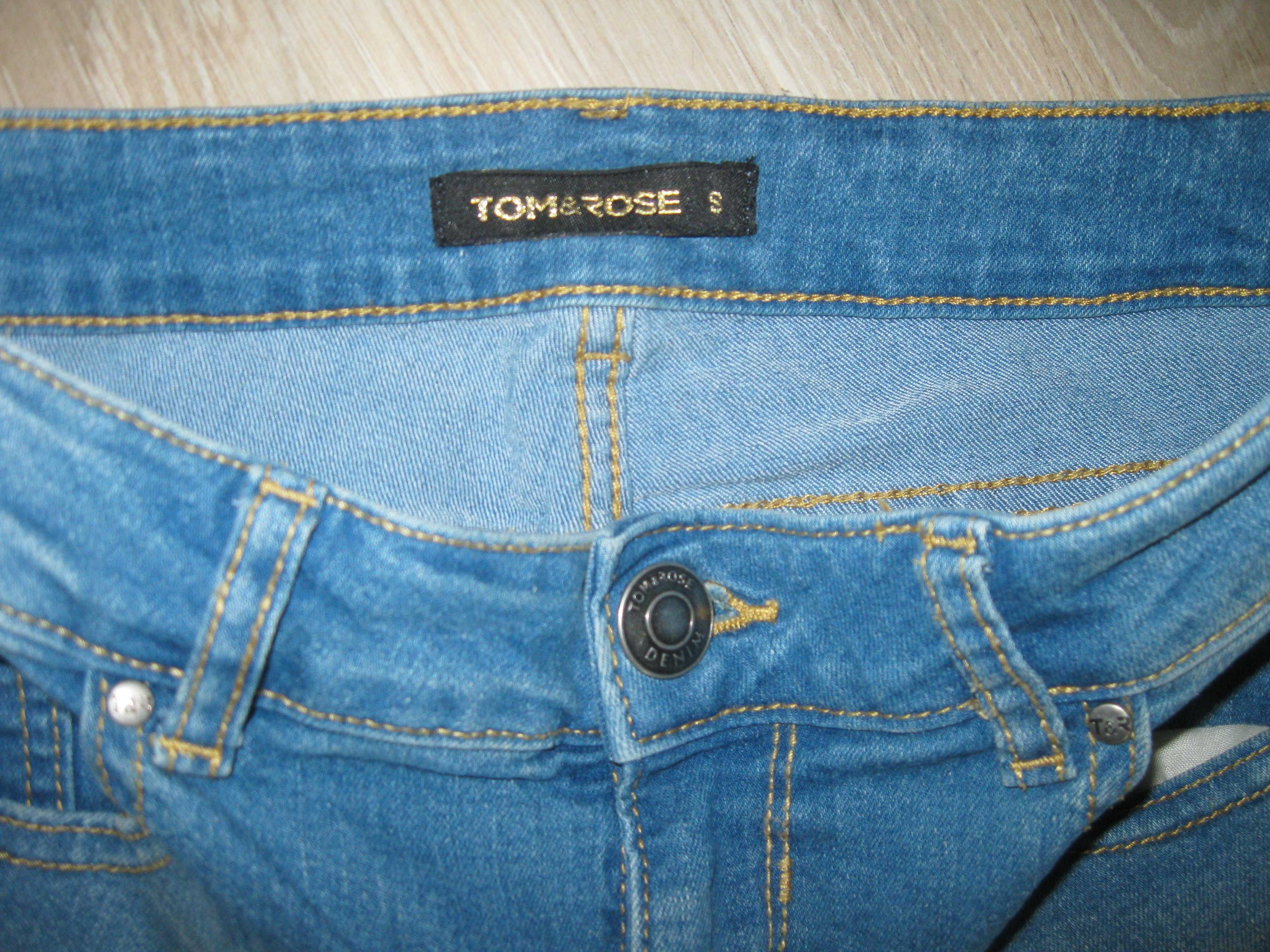 Tom&Rose spodnie rurki rozmiar S wysoki stan