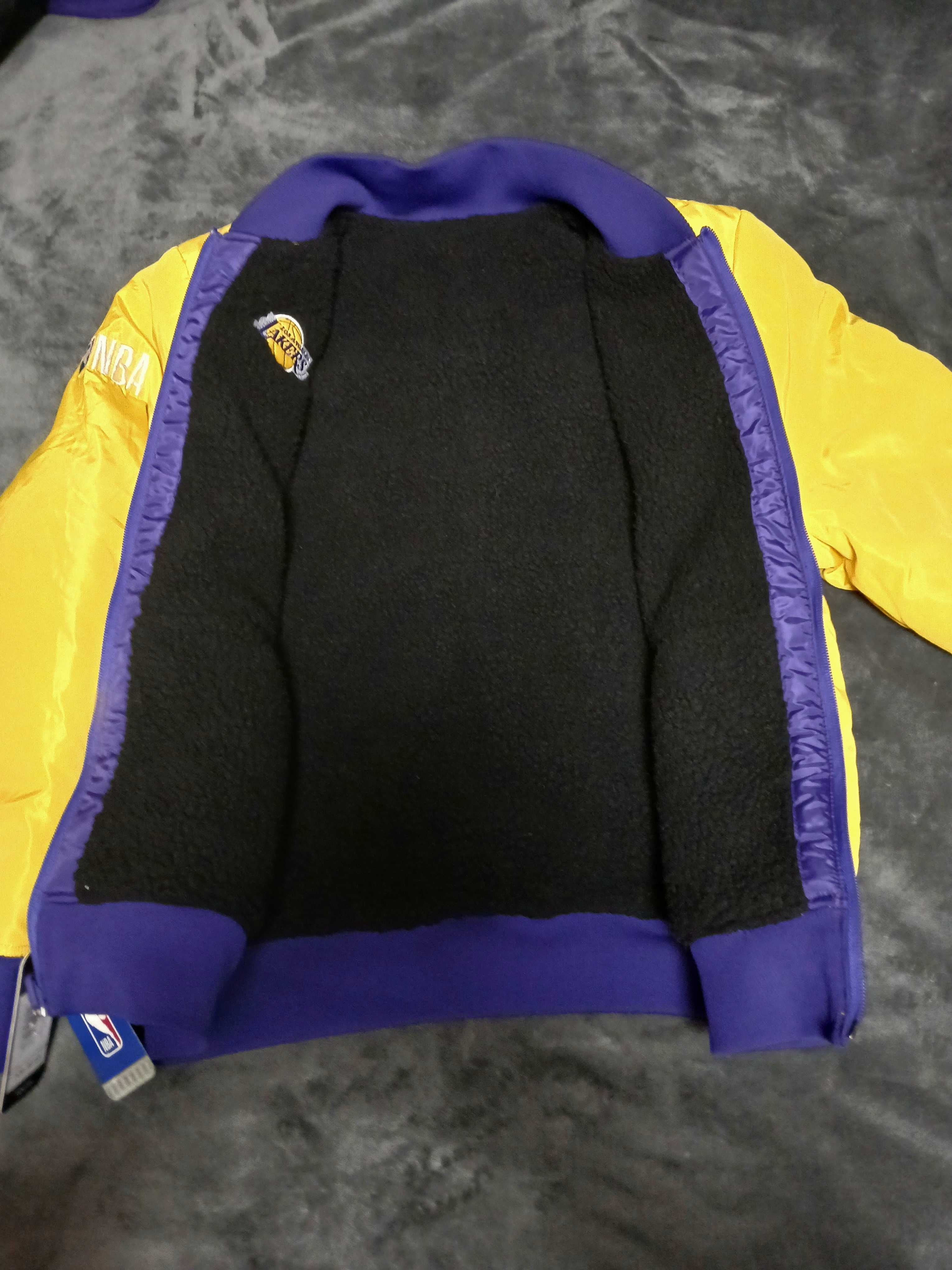 Куртка Lakers NBA двохстороння мегакрута оригінал з США