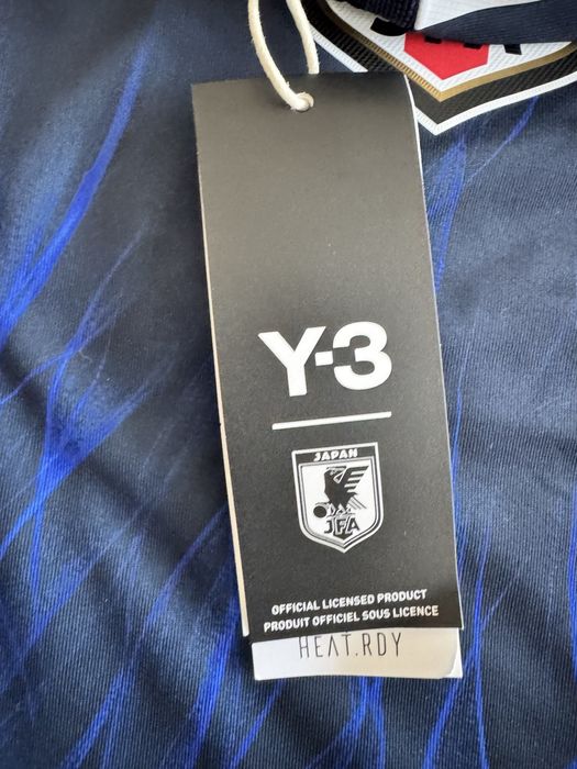 Adidas Y-3 Japan Home Authentic Jersey Blue Men Streetwear