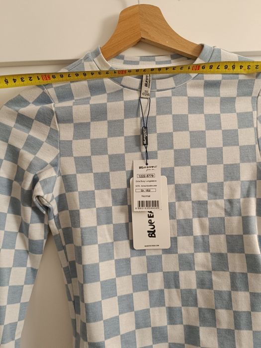 Bluzka w szachownicę 146cm
