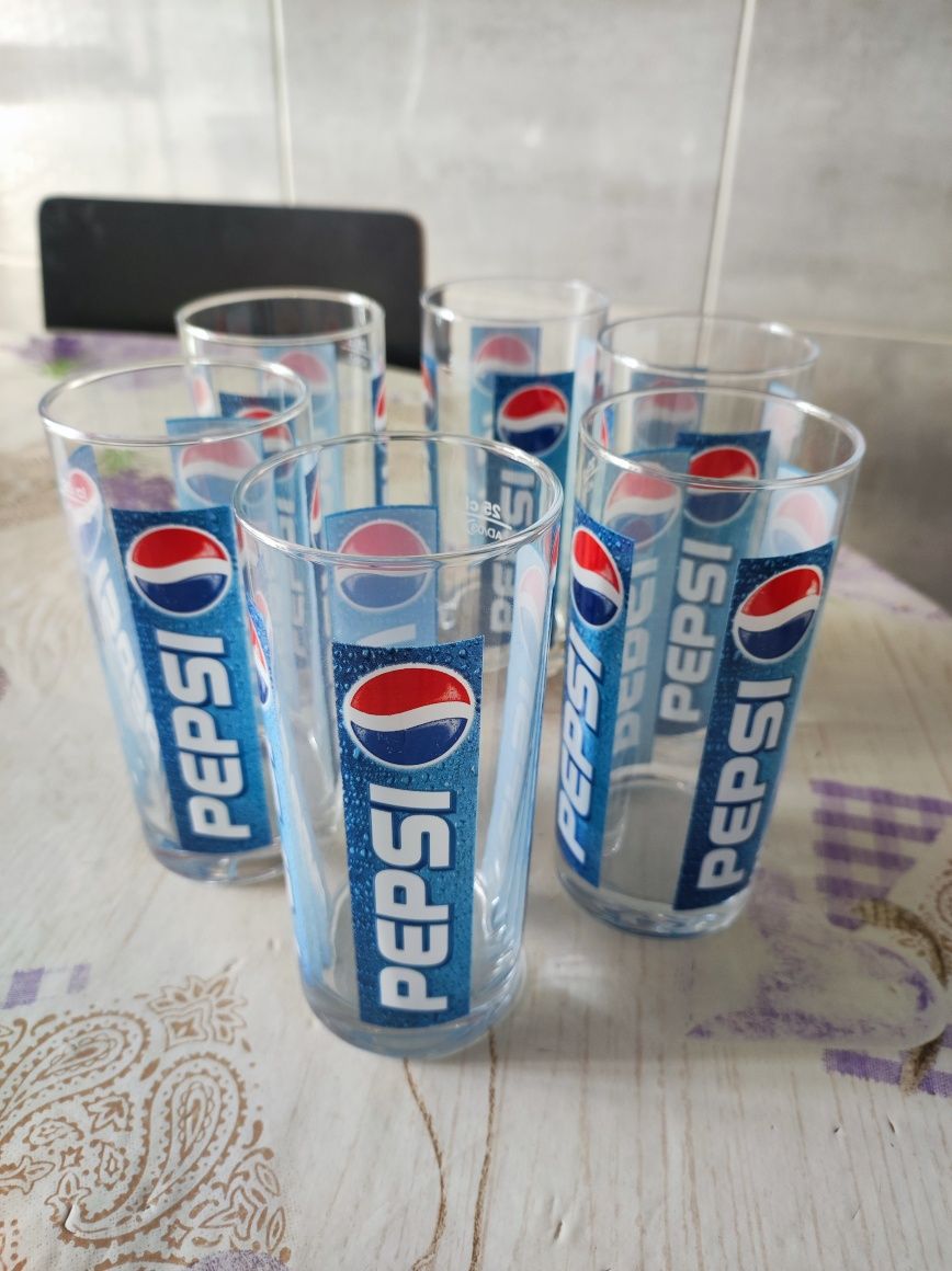 Conjunto 10 copos Pepsi 25cl