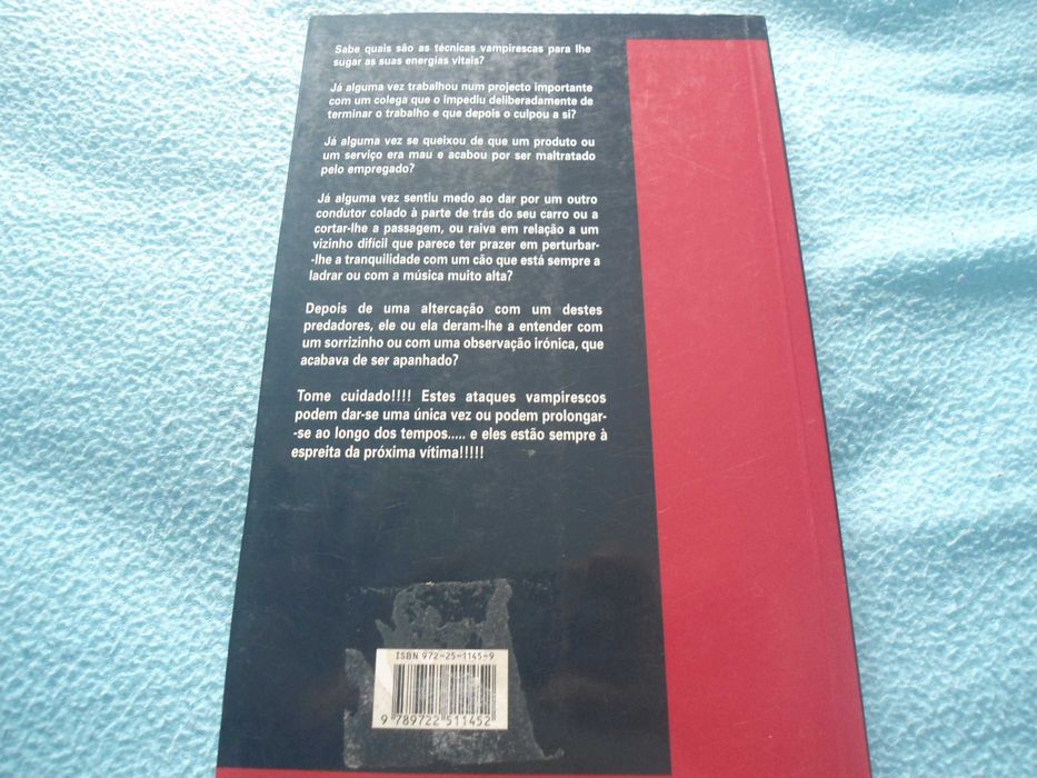 Vampiros-Predadores Emocionais que nos querem sugar a vida